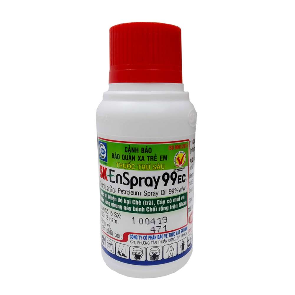 Dầu khoáng Sk EnSpray 99 EC Trừ nhện đỏ, nhện lông nhung (100ml)