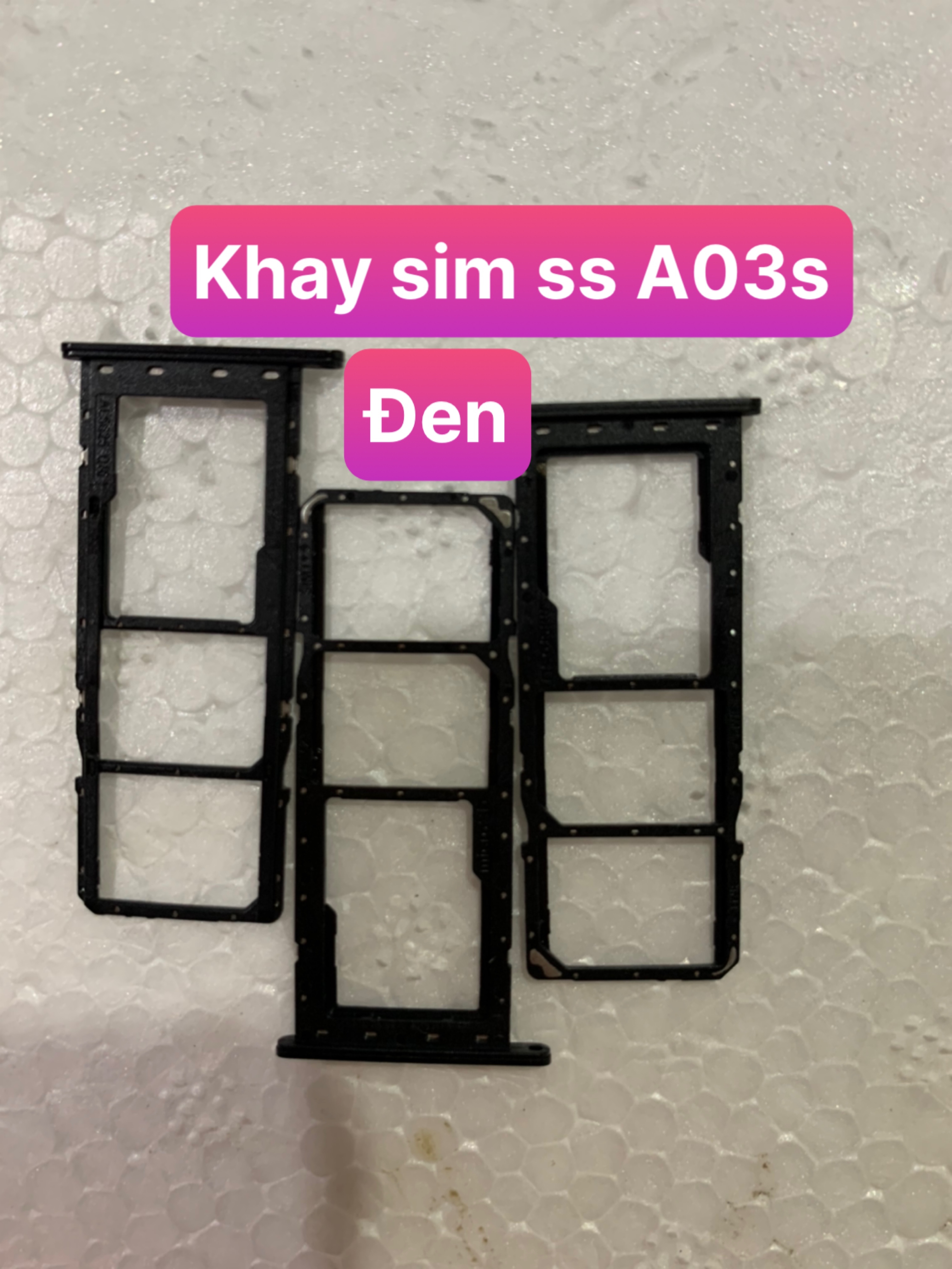 Khay sim điện thoại sam sung a03s zin
