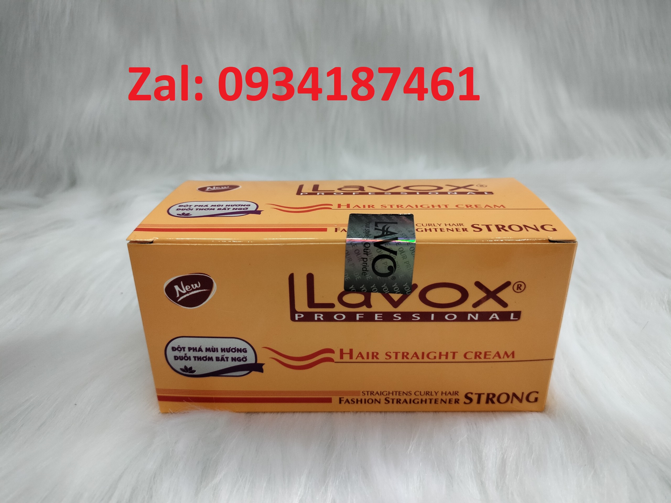 Cặp duỗi tóc Lavox cam 140ml*2 - mẫu mới