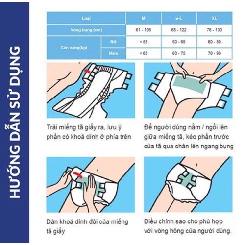 TÃ DÁN CARYN SIZE M40 MIẾNG, SIZE L40 (SIZE CŨ ML40) MIẾNG