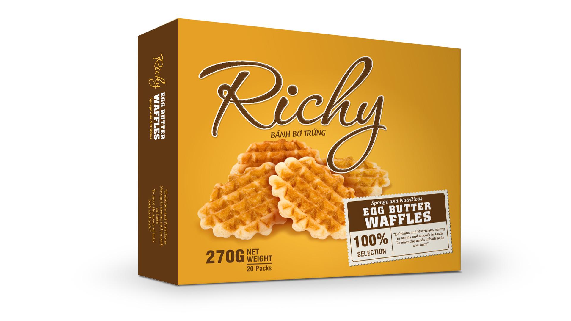 Bánh Richy bơ trứng hộp 270g