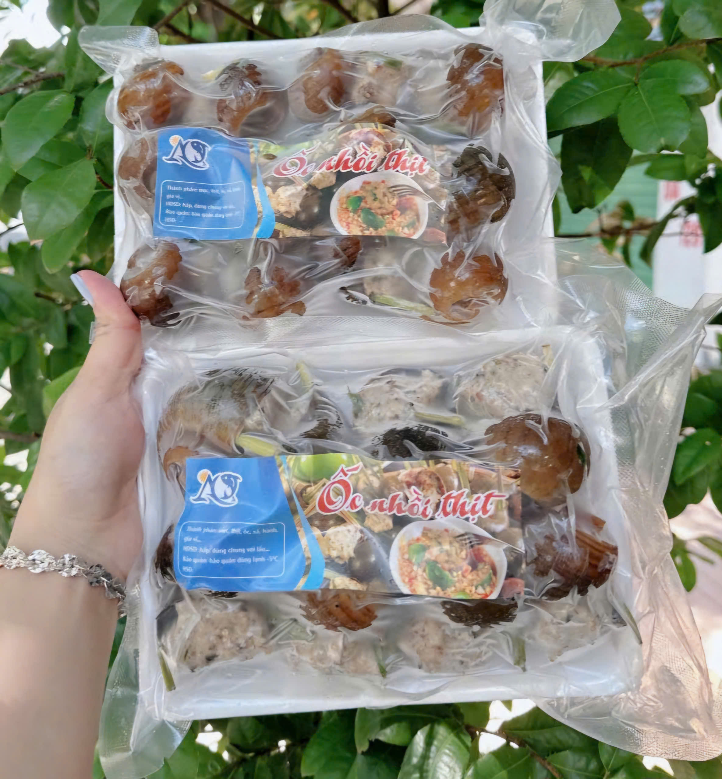 Ốc bưu nhồi thịt khay 10-12 con