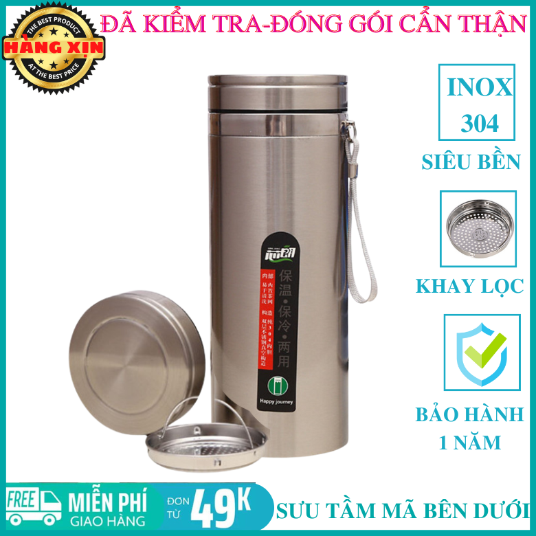 Bình giữ nhiệt BAOL 1200ml inox 304 2 lớp cách nhiệt giữ nóng lạnh cao cấp