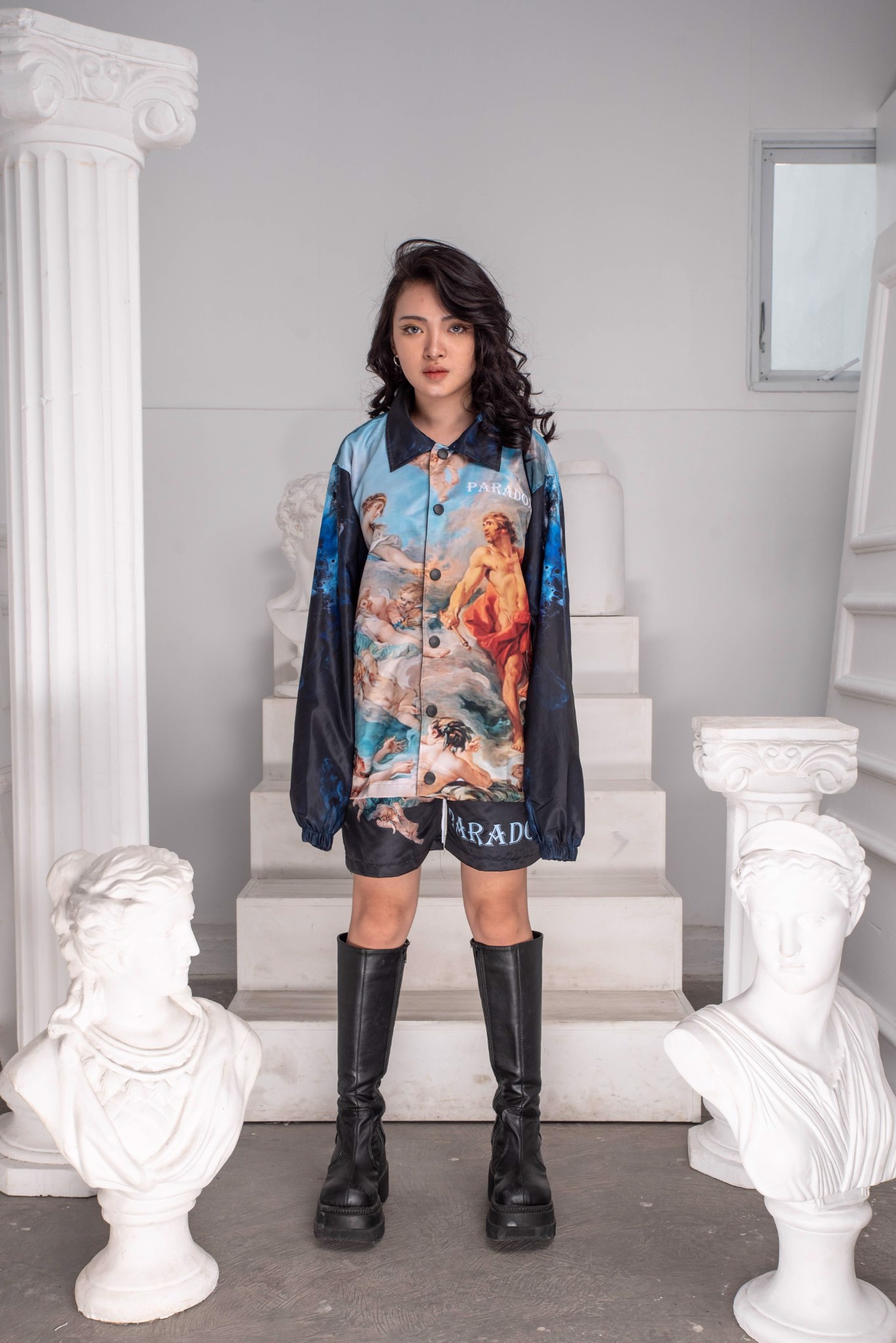 PARADOX Áo khoác dù ODEN OVERPRINTED JACKET