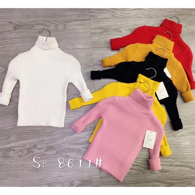 Áo len cổ lọ cho bé yêu 10-20kg