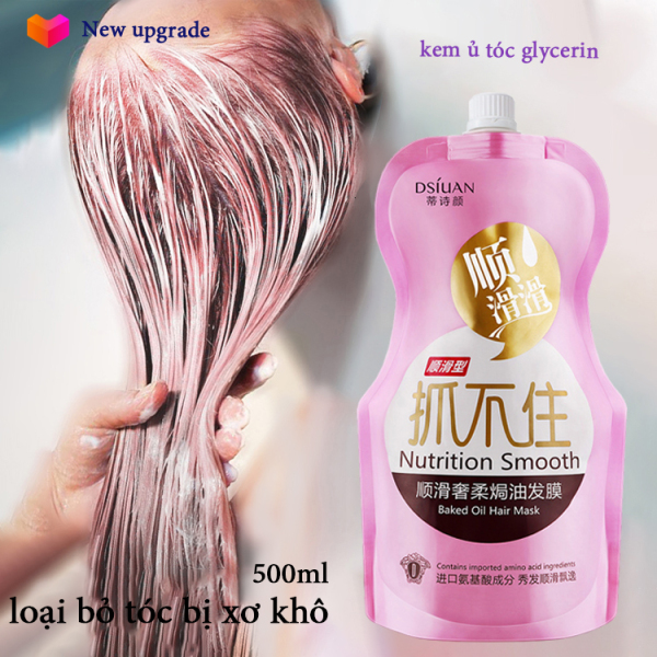Hair Styling KEM Ủ TÓC PHỤC HỒI 【500ml】 Xịt dưỡng tóc Double Rich chăm sóc tóc khô sơ hư tổn mọc tóc nhanh nhơn cao cấp