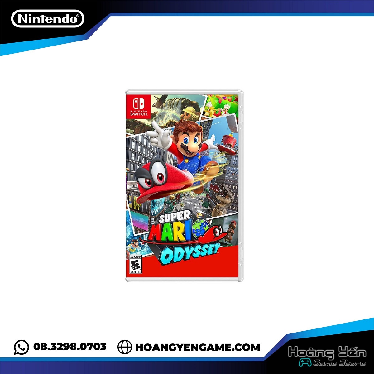 Thẻ game Super Mario Odyssey Nintendo Switch