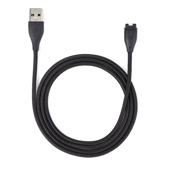 ✇ usb cable for garmin fenix 7 7s 7x 6 5 5x venu 2 forerunner 945 watch charging charger usb wire cord nylon braided cable 0.5/1m