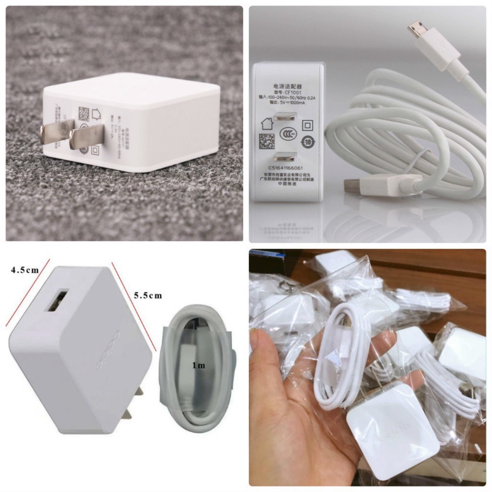 Bộ sạc combo Oppo (AK717) 5V - 2A  MSP 021