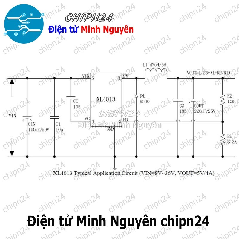 [1 con] (SOP) IC Dán XL4013 TO-252-5 Hàng Tốt (SMD) (XL4013E1 4013) - HH005713