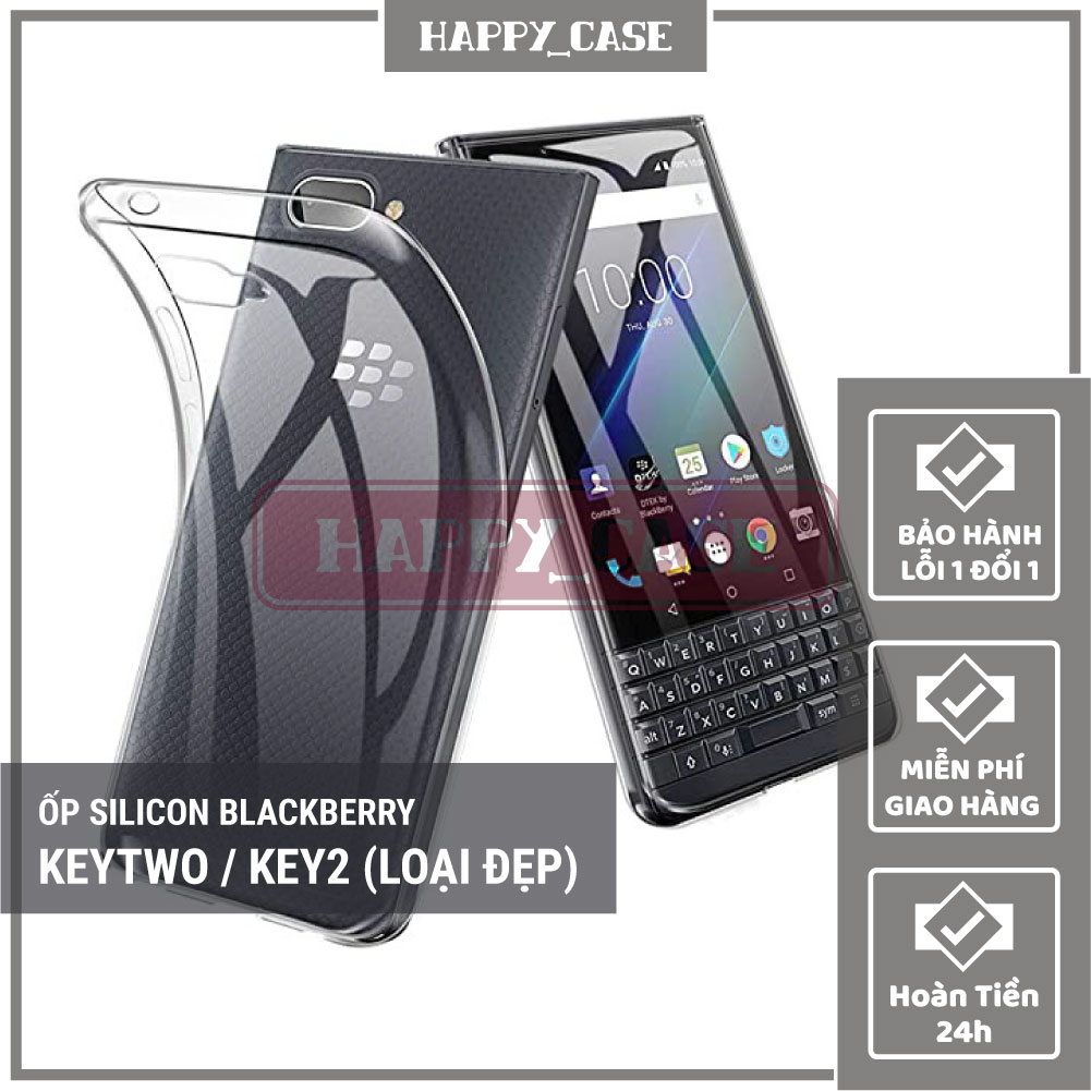 Ốp Lưng Điện Thoại BLACKBERRY KEYTWO / BB KEY2 (Loại Đẹp) Thin Transparent Silicon