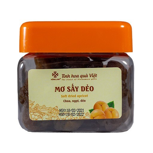 Ô MAI MƠ SẤY DẺO HỒNG LAM (HỘP 200G,300G,500G)