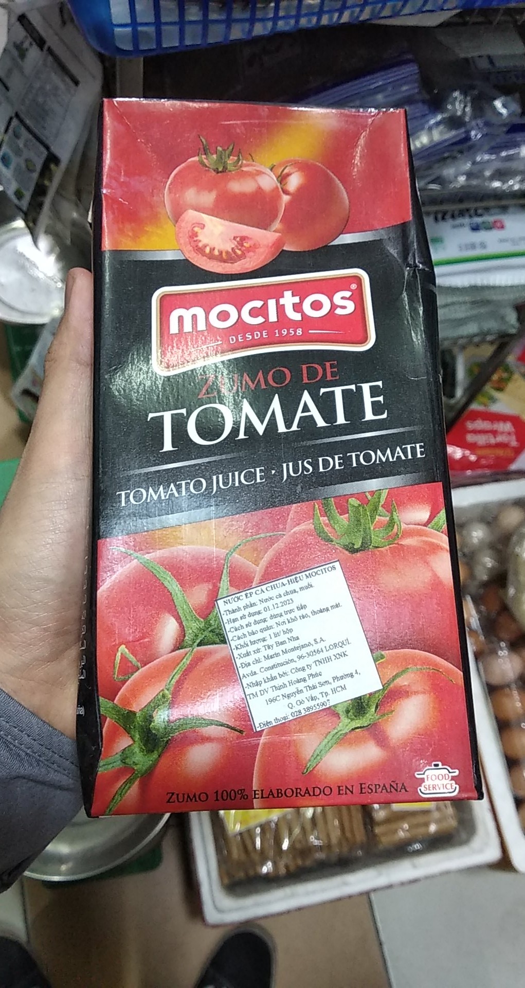 Nước ép cà chua Vfresh,Mocitos,Le Fruit 1L