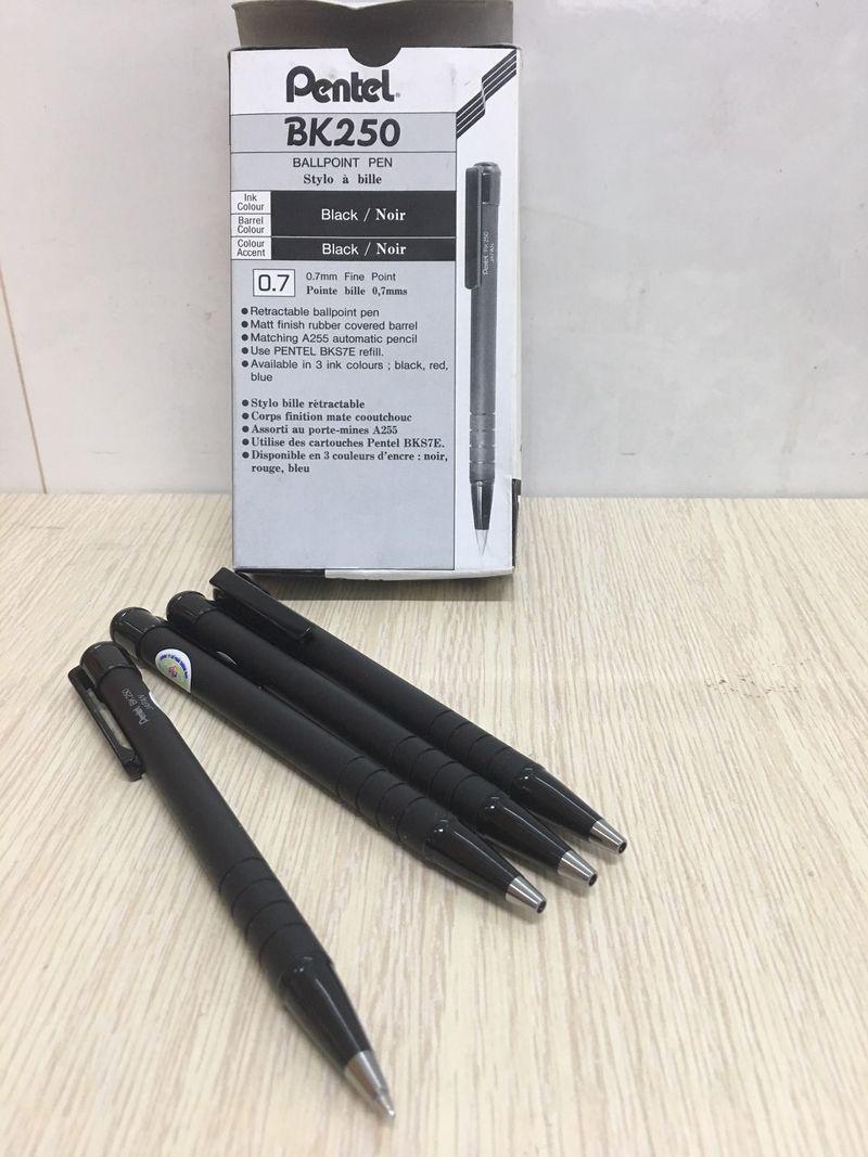 Bút bi Pentel BK 250 - ĐEN