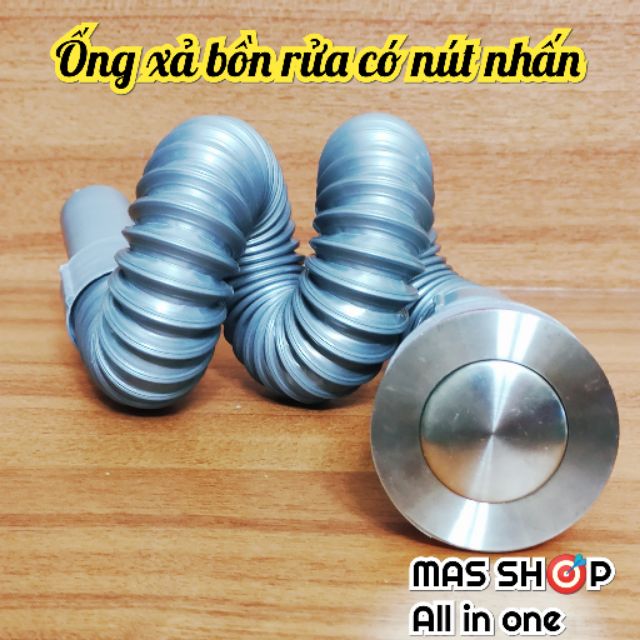 Ống xả bồn rửa chén / bồn rửa mặt - lavabo có nút nhấn