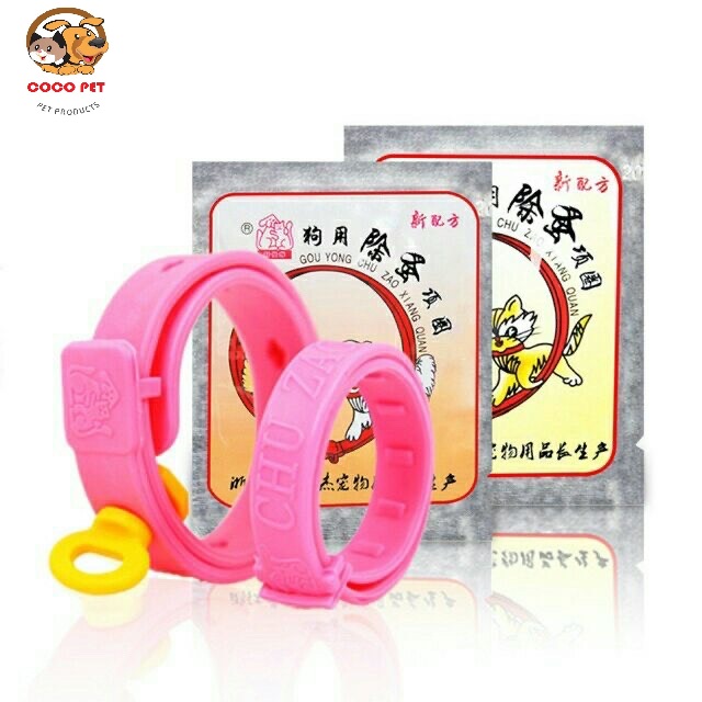 Vòng Cổ Chống Và Diệt Ve Rận Bọ Chét Cho Chó Mèo Nhỏ ( Dưới 5kg) Bằng Thảo Dược Không Độc Hại