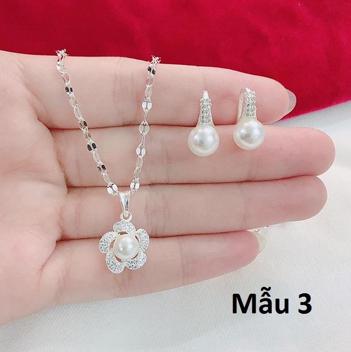 Bộ trang sức bạc 3 món MS176