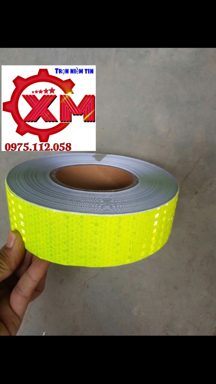 Decal dán phản quang bản rộng 5cm