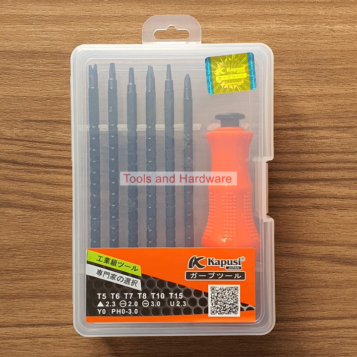 [Ảnh thật] [Chính hãng] Bộ Tua Vít Đa Năng hãng Kapusi Nhật Bản 12 cỡ đầu vít, bảo hành 12 tháng, có tem chống hàng giả chuyên sửa điện thoại, laptop, đồ điện tử, bộ tô vít sửa điện thoại, bộ tuốc nơ vít, tua vít mở điện