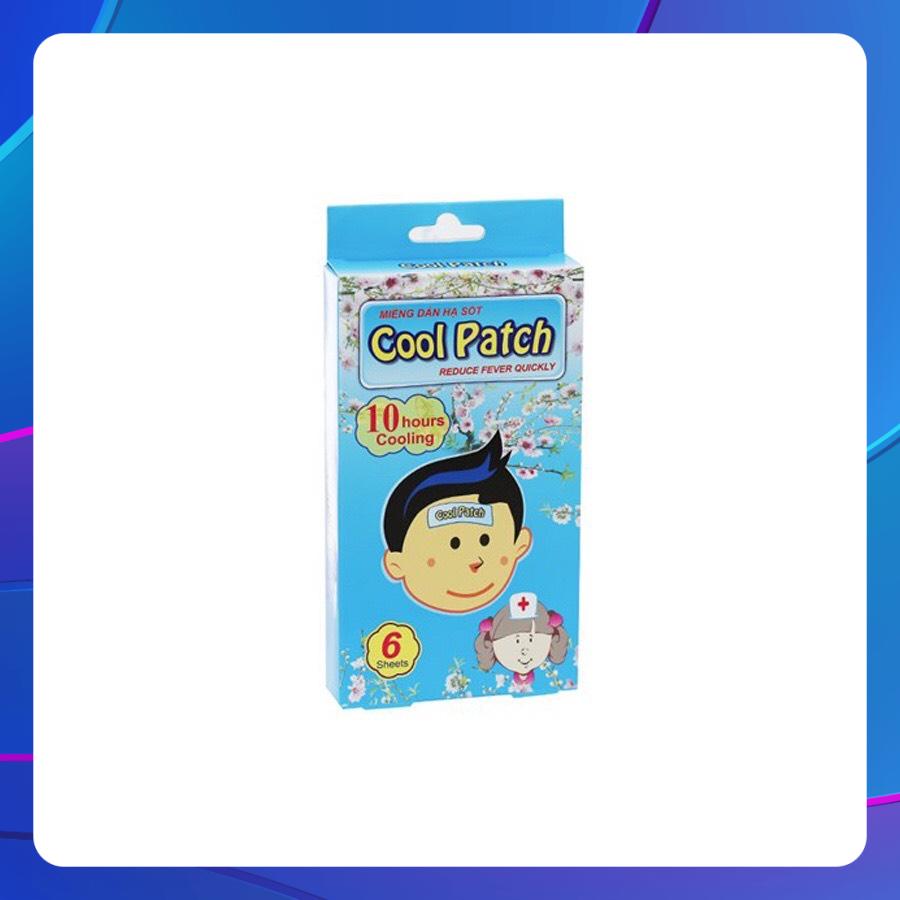 MIẾNG DÁN HẠ SỐT GOMIX KUL COOLPATCH, HỘP 6 MIẾNG