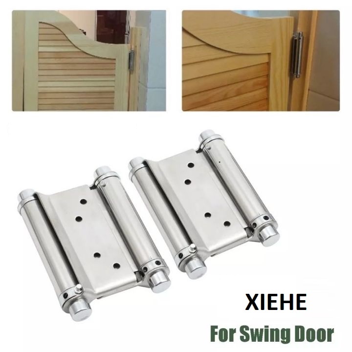 Bản lề cửa tự động inox 2 chiều Ivan -vicikini (1 bộ 2cái )