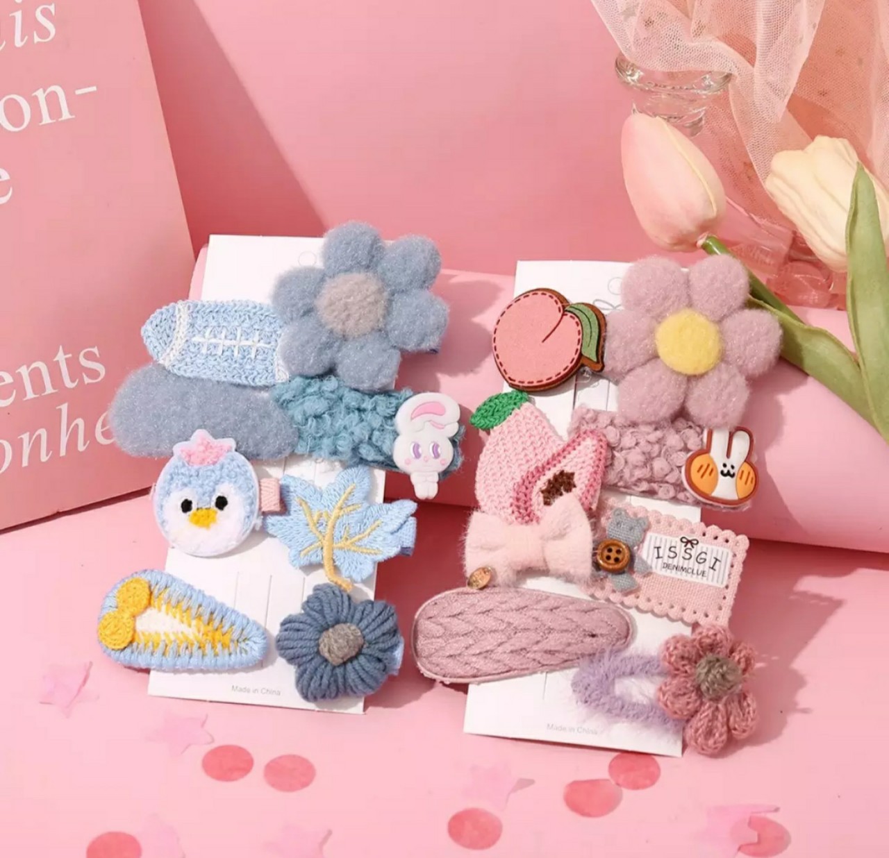 [HCM]Set 8 kẹp tóc xinh xắn - UniLabel