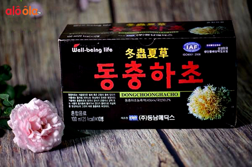 Nước Đông Trùng Hạ Thảo hộp 10 lọ