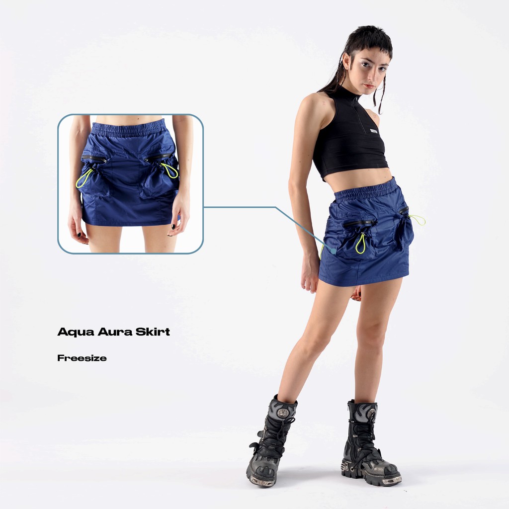 BUCKET POCKET SKIRT OUTFIX