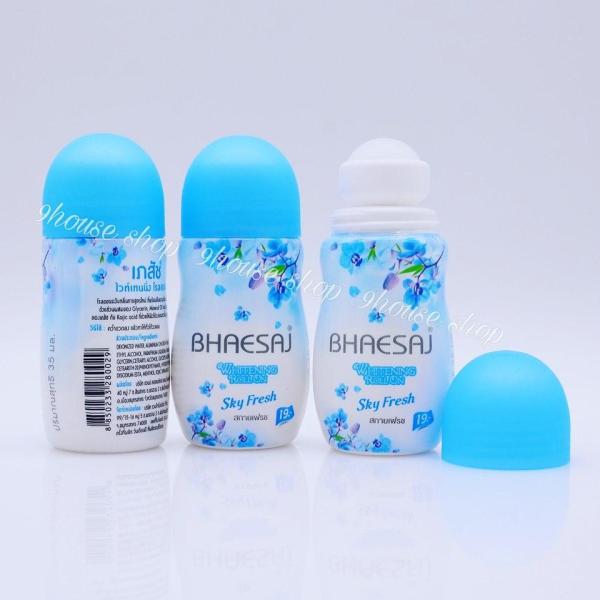 01 Lăn Khử Mùi Trắng Da BHAESAJ 35ml (MÀU XANH DƯƠNG)
