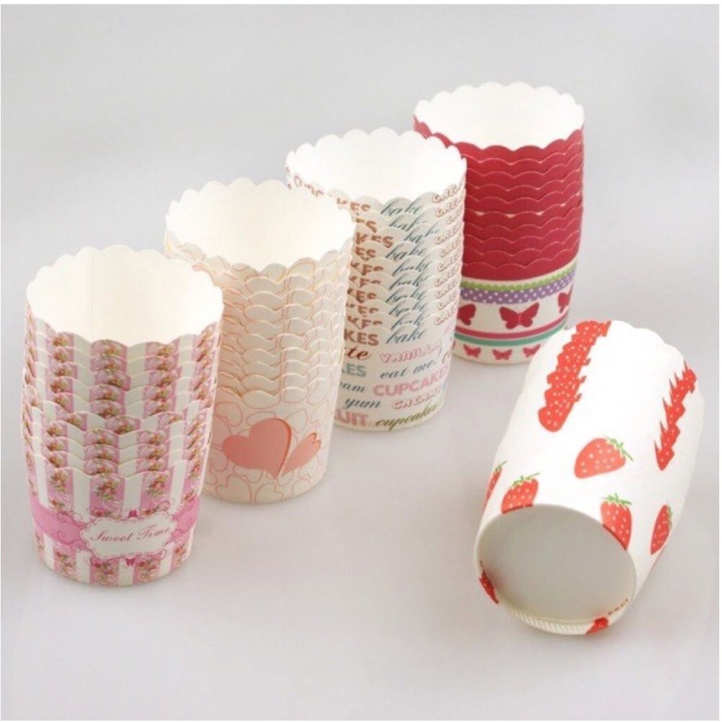[HCM]Cupcake Cứng 5Cm (Dây 50 Chiếc)