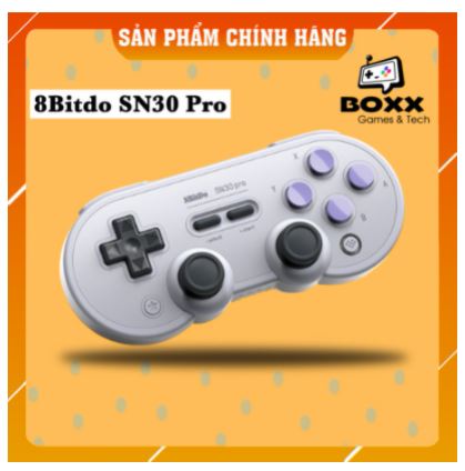 Tay cầm chơi game bluetooth 8Bitdo SN30 Pro - Dùng cho Nintendo Switch