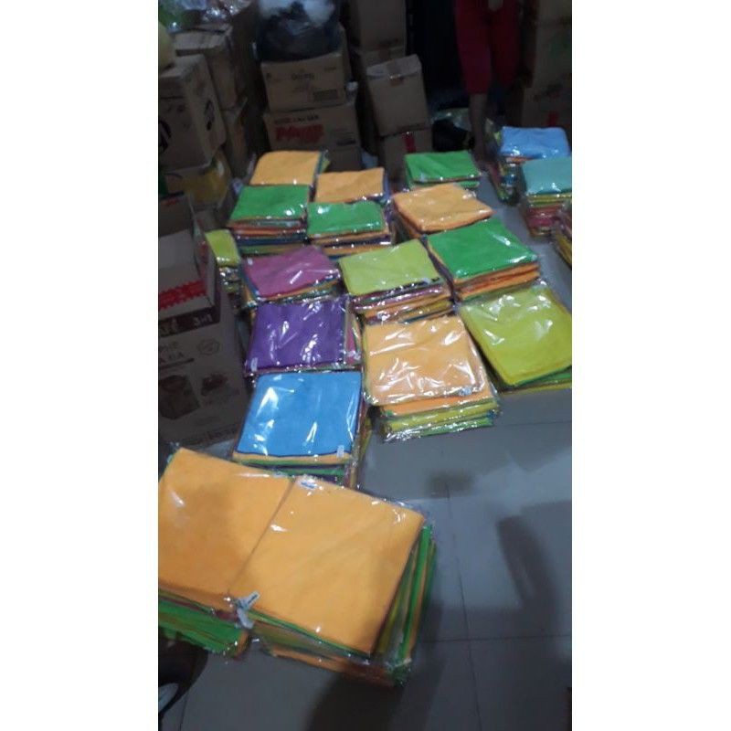 [HCM]COMBO 10 KHĂN LAU ĐA NĂNG CAO CẤP VILEDA ĐỦ MÀU