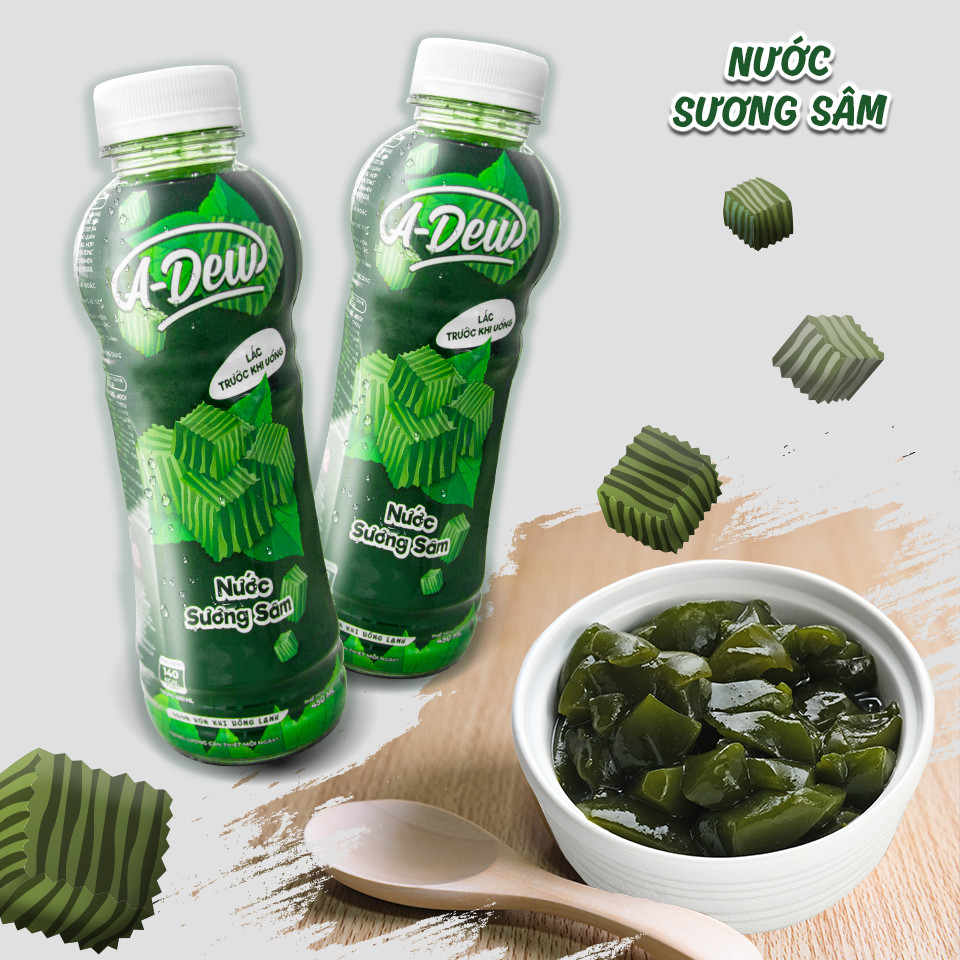 Nước Sương Sâm A-Dew Chai 450ml - Lốc 6 Chai