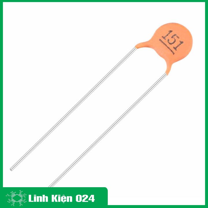 Gói 100 tụ gốm đỏ 50V nhiều giá trị