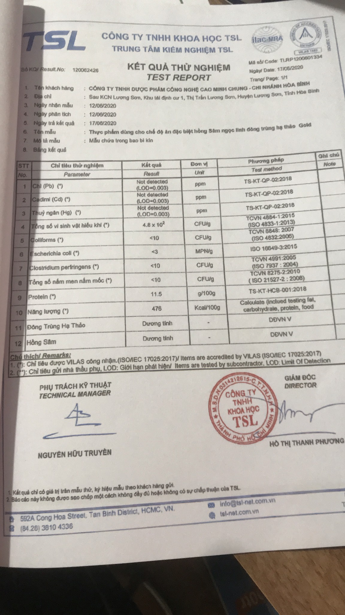 [hộp 900gram] sữa bột hồng sâm ngọc linh đông trùng hạ thảo