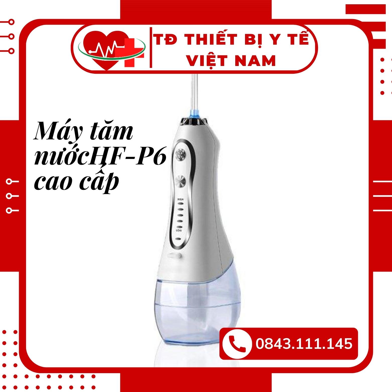 Máy tăm nước h2ofloss HF-6P pin khỏe 2500 2500mAh, chống thấm nước, tặng túi vải du lịch