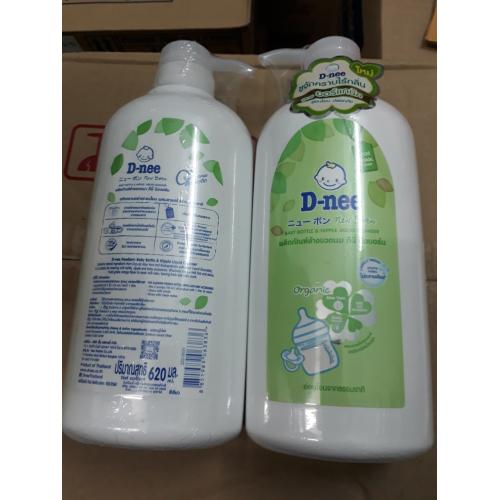 Nước rửa bình sữa, rau quả Dnee ( Chai 620ml)