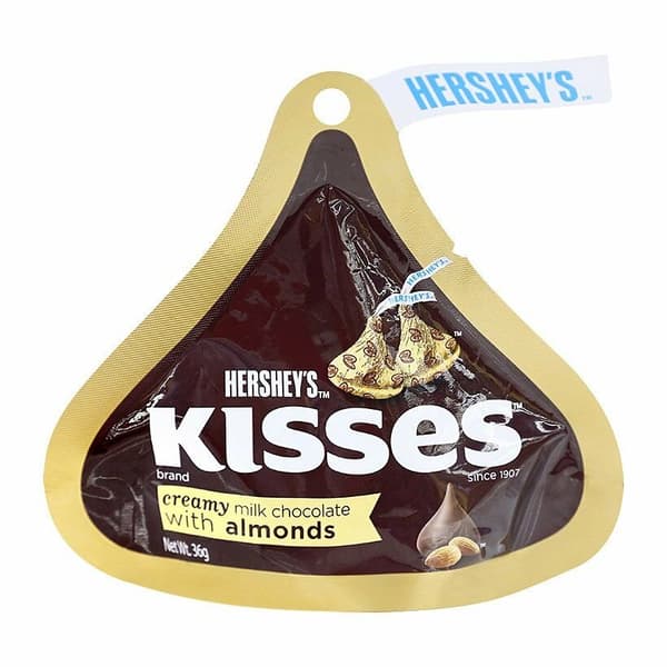 Siêu thị WinMart - Kẹo sô cô la sữa hạnh nhân Kisses Hershey s gói 36g