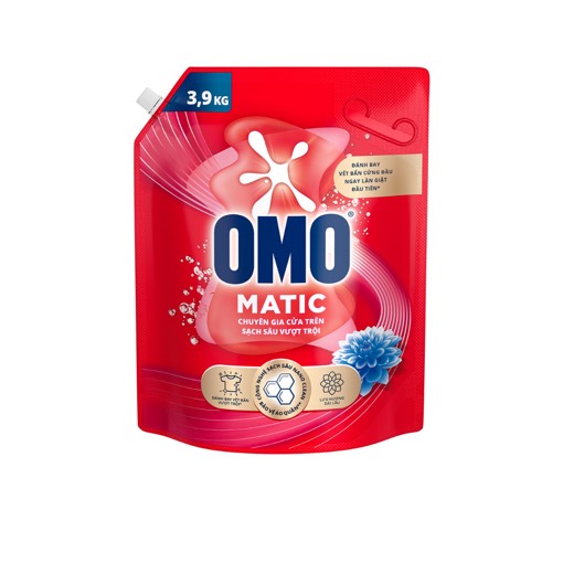 NƯỚC GIẶT OMO MATIC 3,9 kg (máy giặt cửa trên)