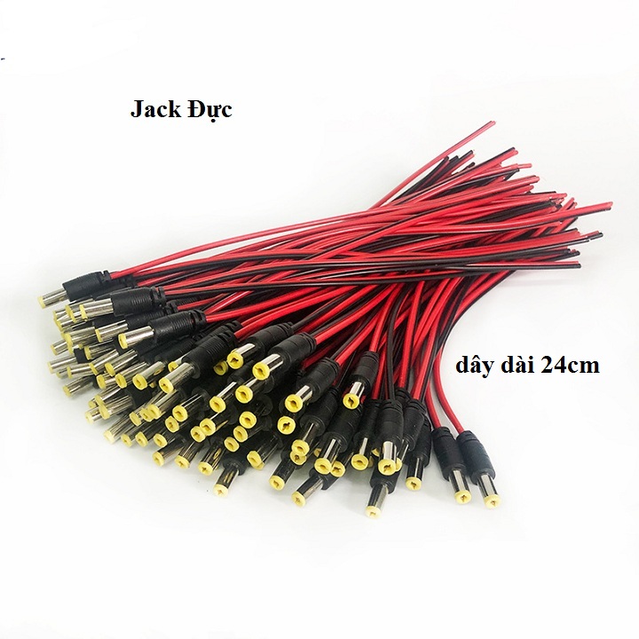 Dây Nguồn có Jack DC 5.5x2.1mm - 2 cặp Đực + cái