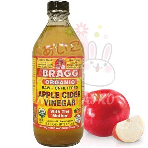 Giấm táo hữu cơ Bragg 473ml (Hàng Mỹ, có giấm cái)
