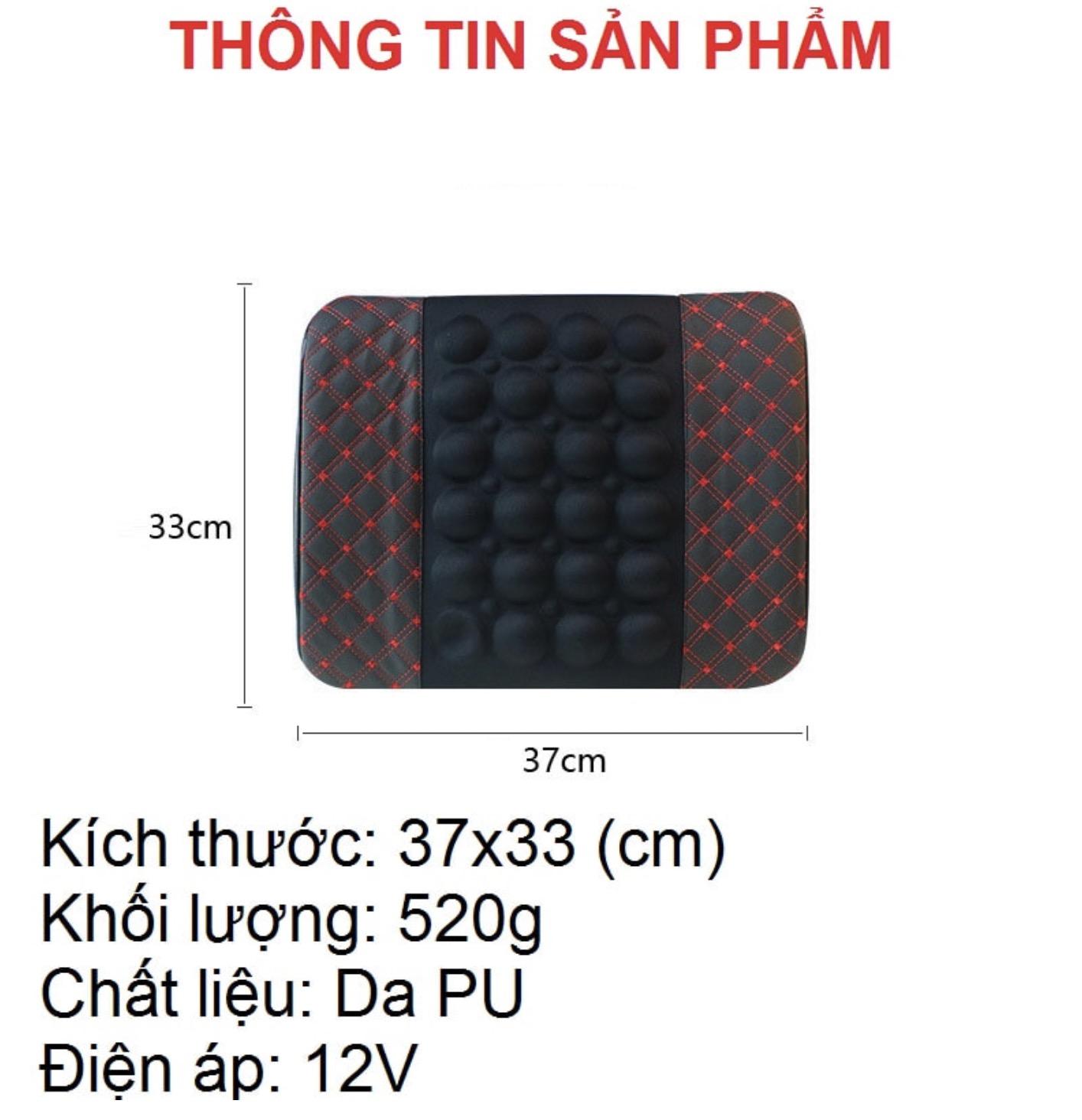 Hanrui Shop GỐI MASSAGE LƯNG CAO CẤP