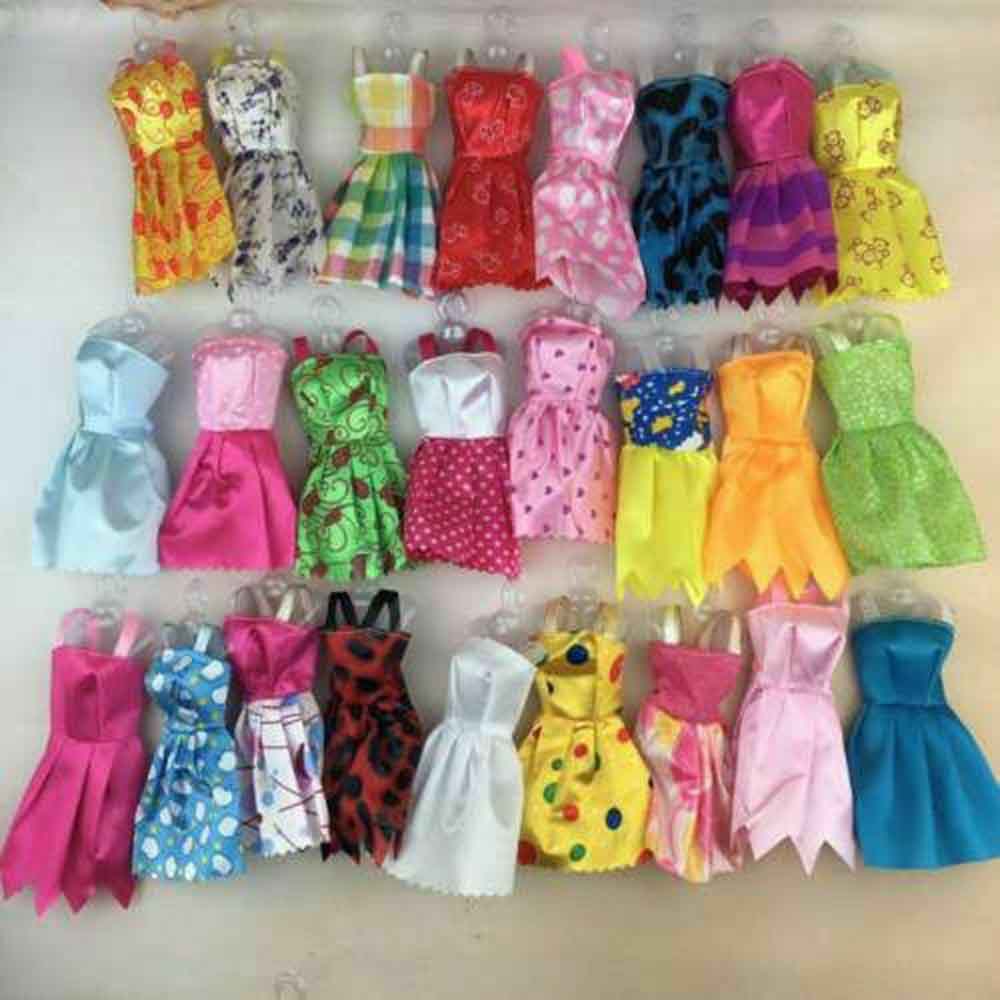 kbat454 Shop 【Kho sẵn sàng】 70 cái Mặt hàng cho Váy búp bê Barbie Giày dép Trang sức Quần áo Bộ Phụ kiện （Không có Búp bê） fits for 30cm