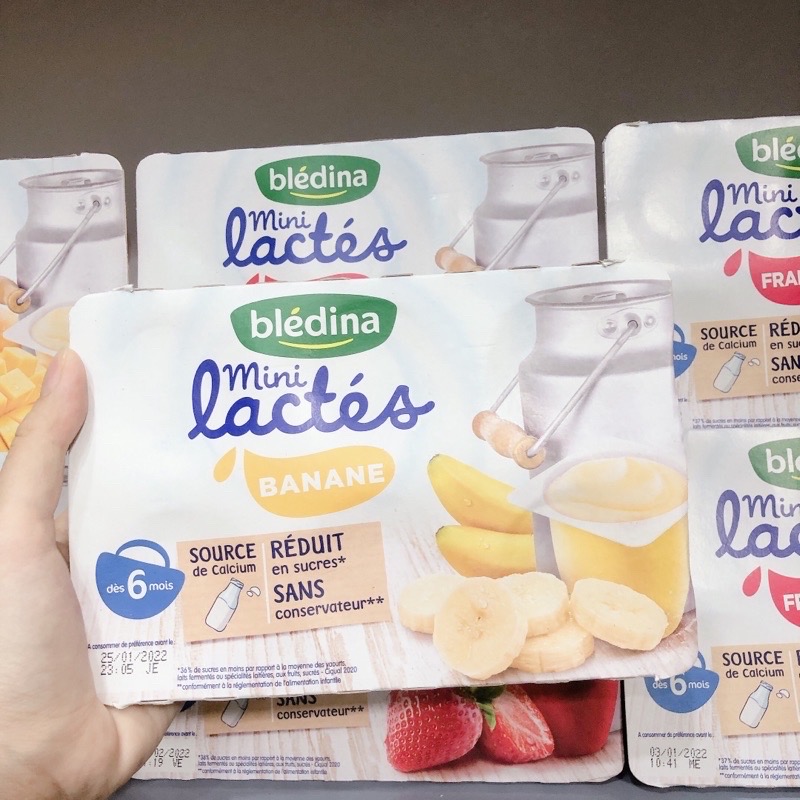 Sữa chua nguội Bledina Pháp cho bé ăn dặm