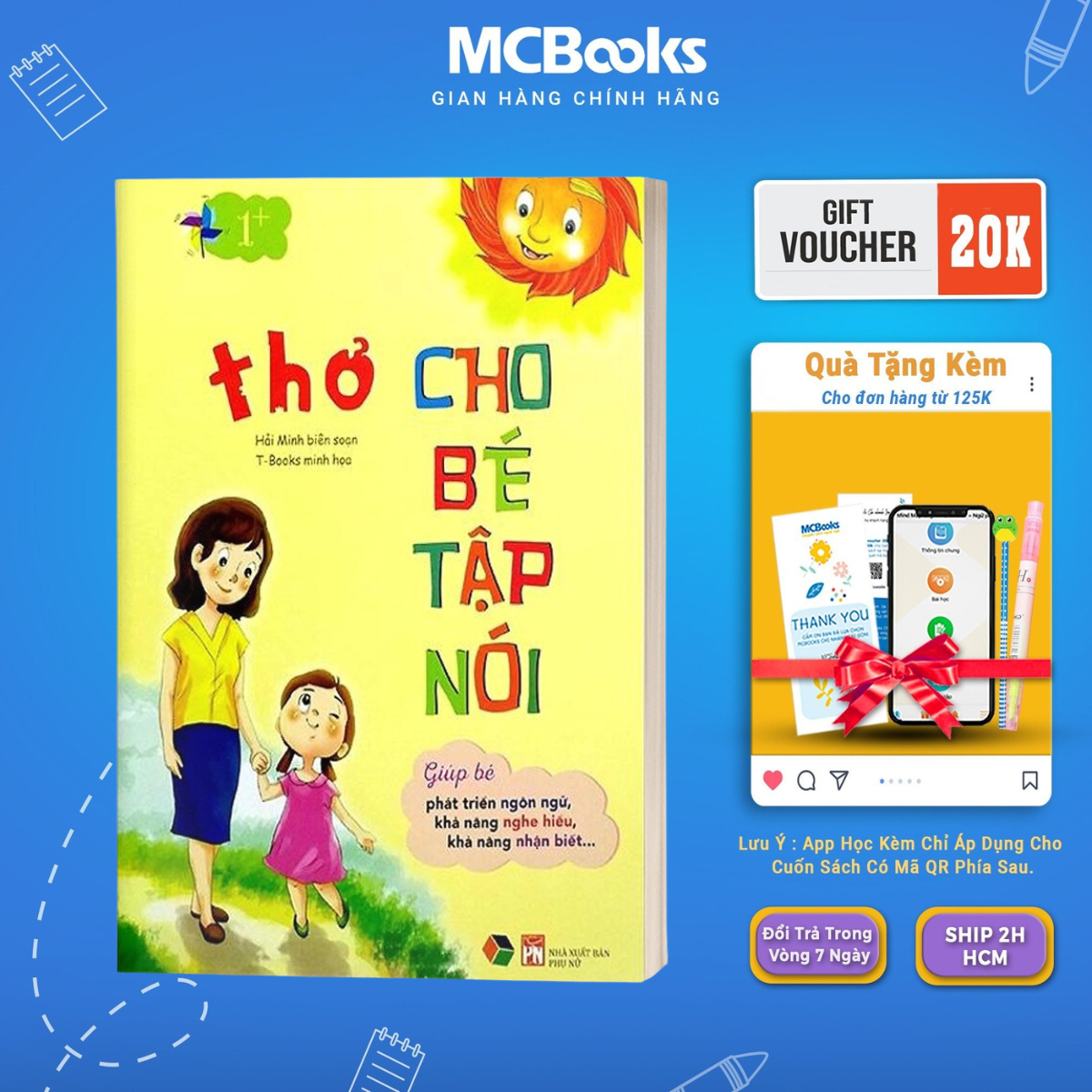 Sách - Thơ cho bé tập nói - McBooks