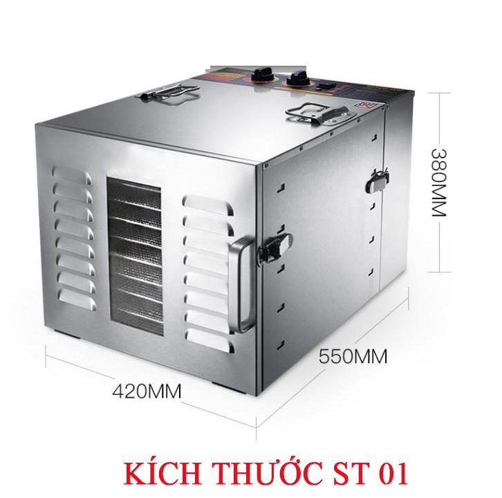 Máy sấy khô hoa quả thực phẩm 10 khay ST01