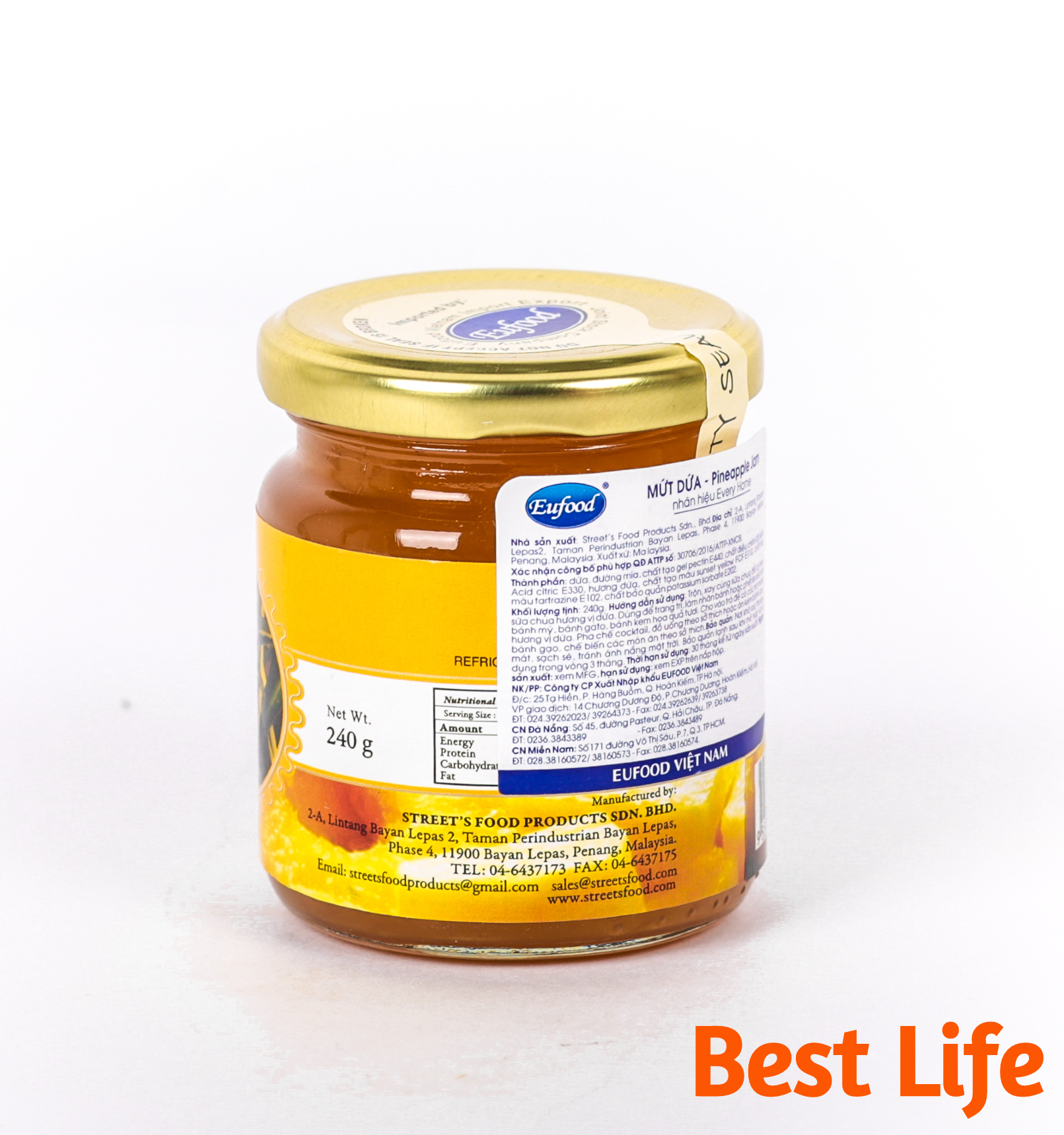 Mứt Dứa 240g nhãn hiệu EverryHome
