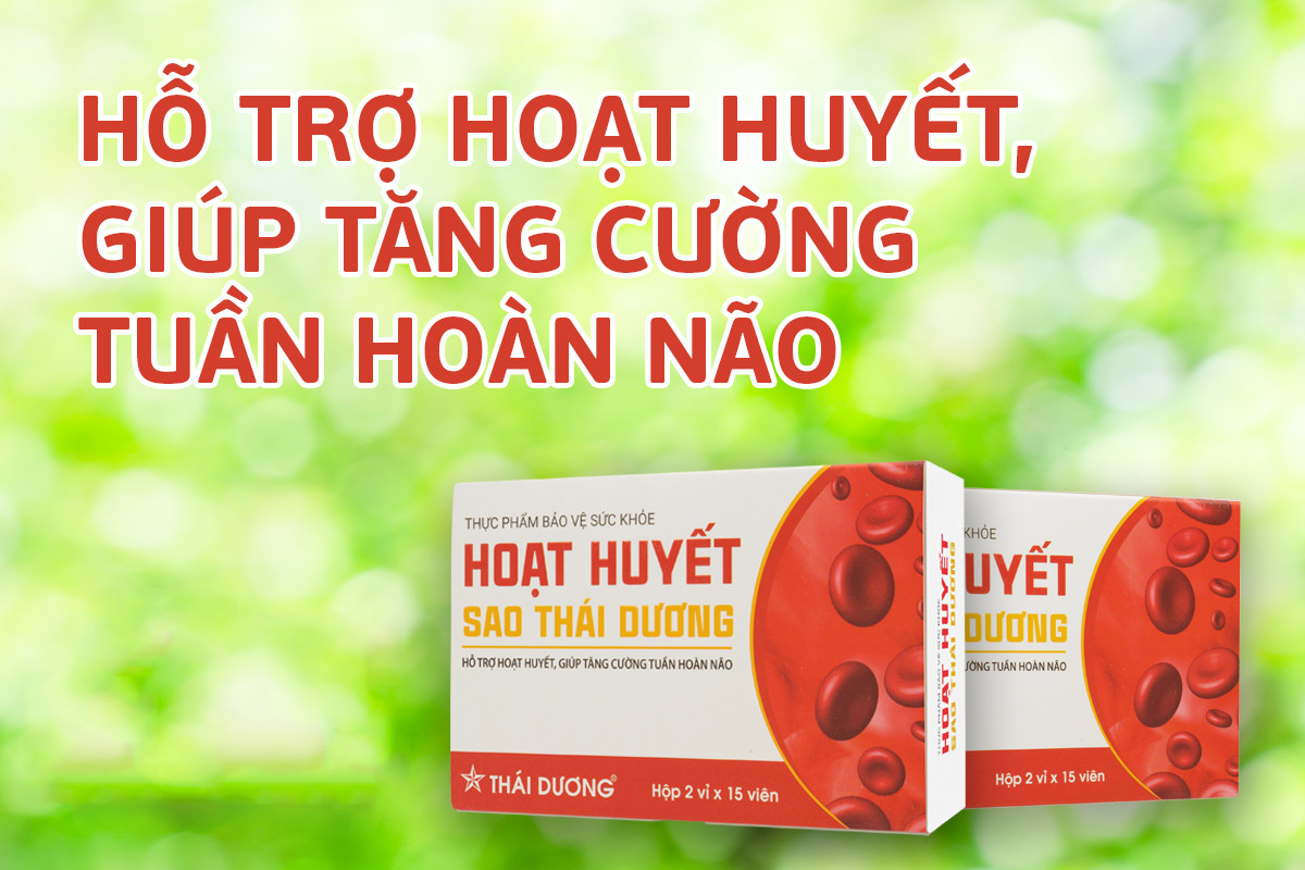 TPBVSK Hoạt Huyết ( hộp 2 vỉ x 15 viên) - Sao Thái Dương