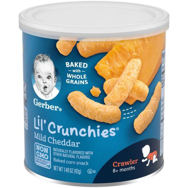 Bánh Ăn Dặm Gerber Lil'Crunchies Non GMO