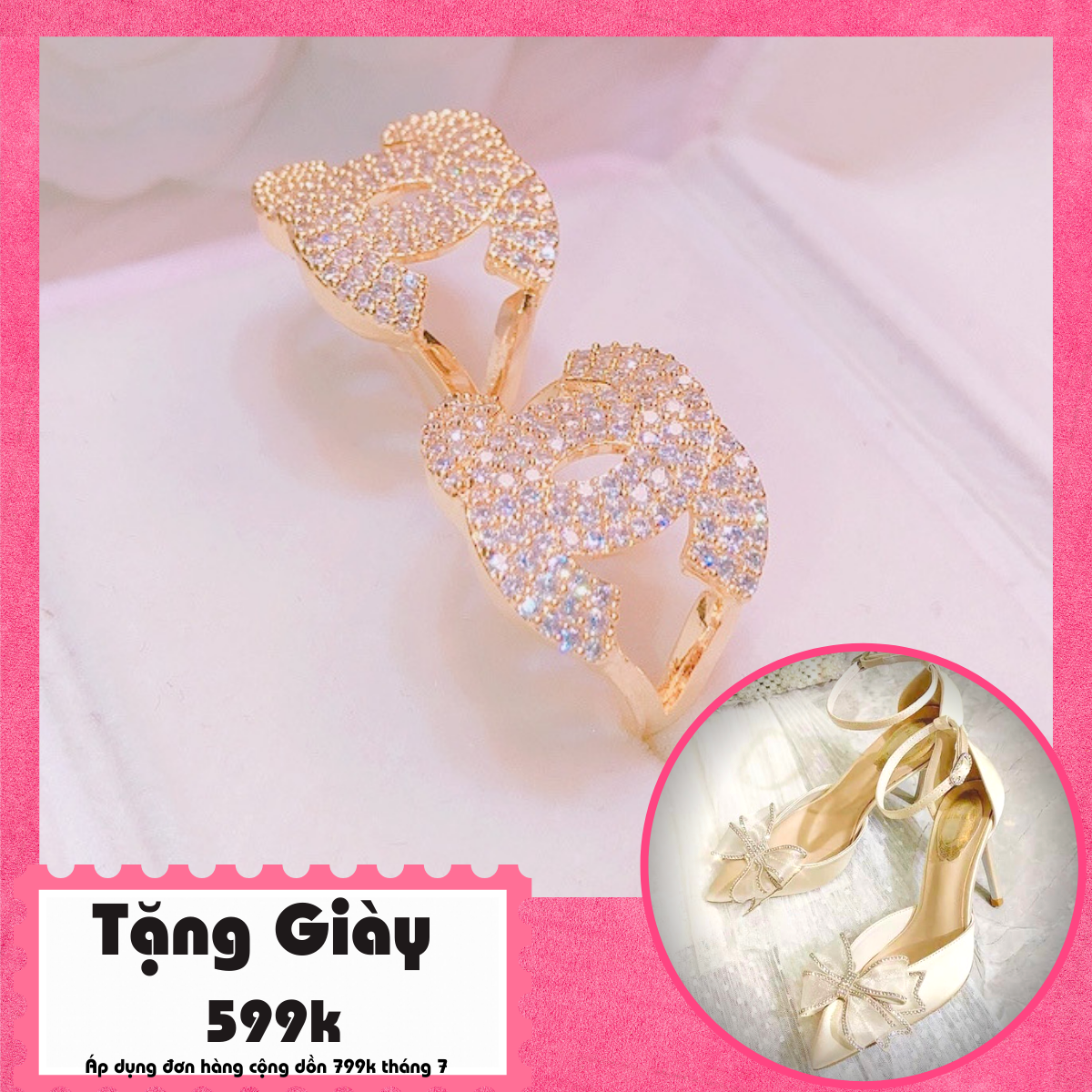 Nhẫn nữ vàng non 24k, nhẫn nữ đẹp mạ vàng 18k cô dâu, nhẫn đám cưới chữ X, nhẫn phong thủy tốt Trang sức nữ  Gado N200 - đeo đi làm công sở cực sang, bảo hành 1 đổi 1 nếu không thích